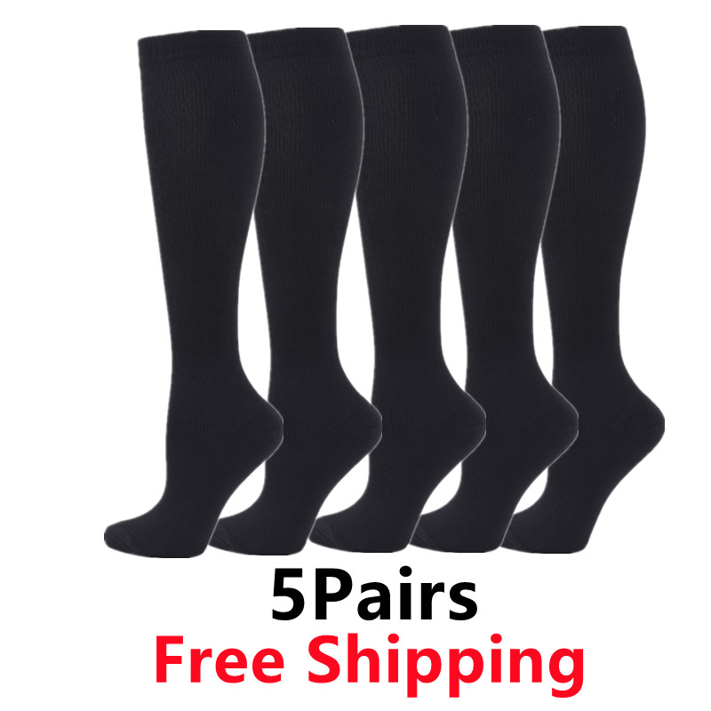 Compression Sock Medical - 5 par/paczka skarpetki uciskowe męskie skarpetki