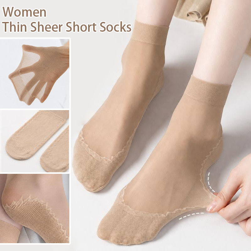 Invisibility Sock Loafer - 10 par ultracienkich, niewidocznych skarpetek do
