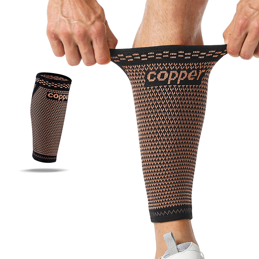 Compression Sleeve Calf - 1 szt. Miedziane rękawy kompresyjne na