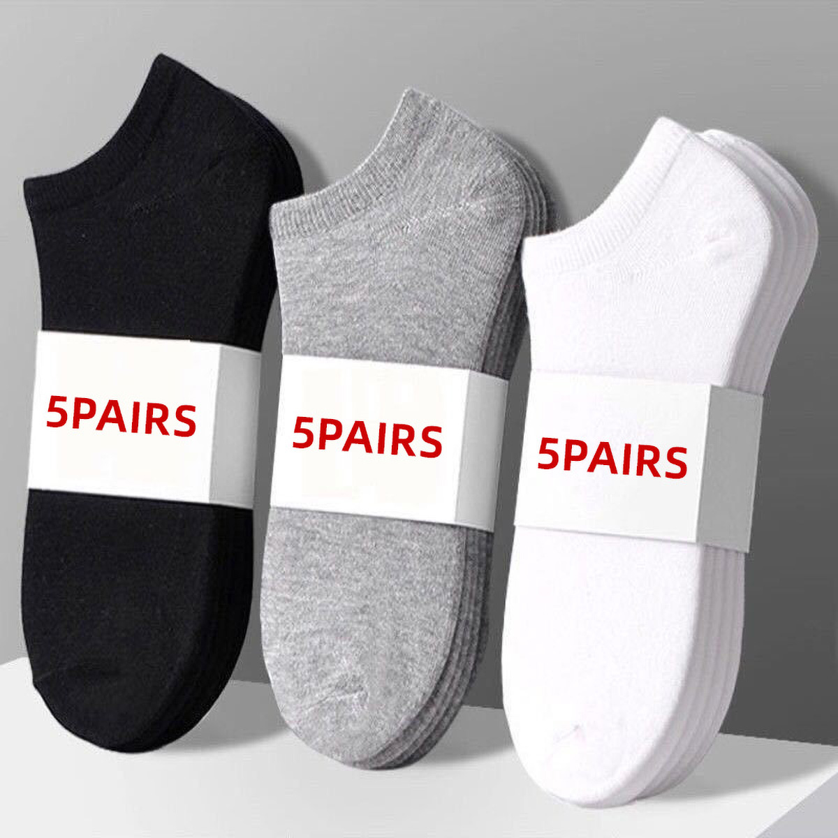 5 Par Unisexowe Skarpetki Stop – No Show Sock Women recenzja i cena