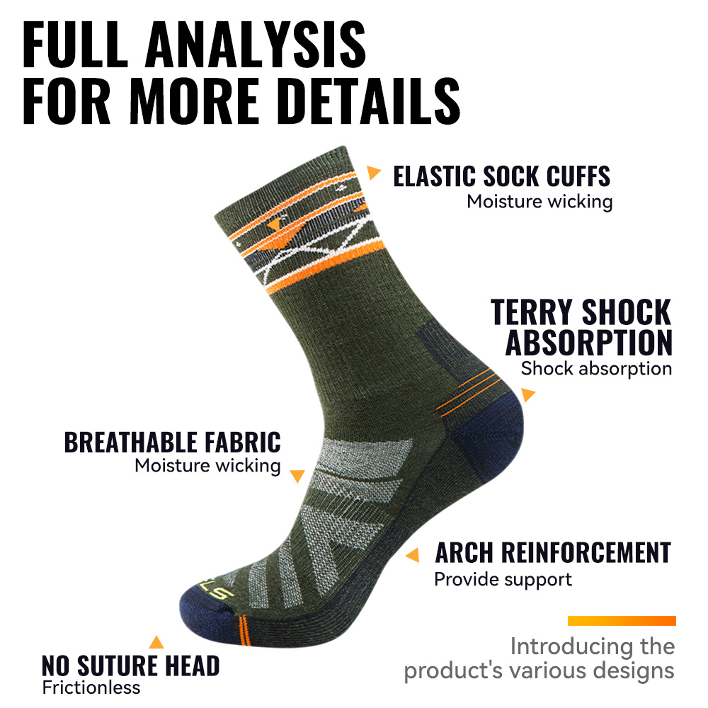 WRELS 1/2/3 Pary Skarpet Trekk – Wool Hiking Sock recenzja i cena